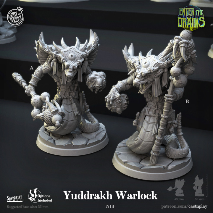 Yuddrakh Warlock (Pre-Supported) image