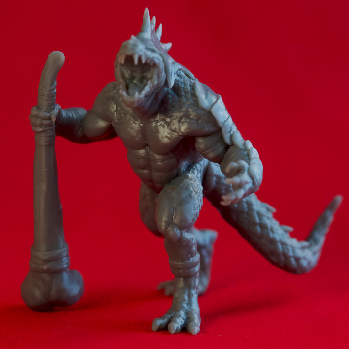 3D Printable Lizardfolk Warband - Book Of Beasts - Tabletop Miniatures ...