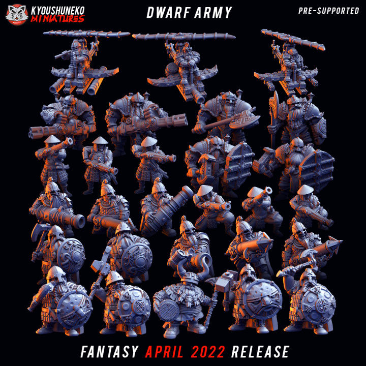 April 2022 Fantasy Release -  Dwarf Army