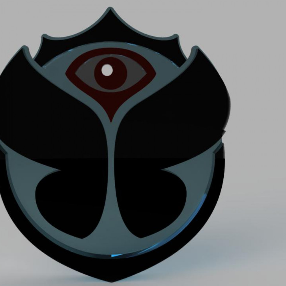 3D Printable Tomorrowland logo by chaperon, image size:1000x1000