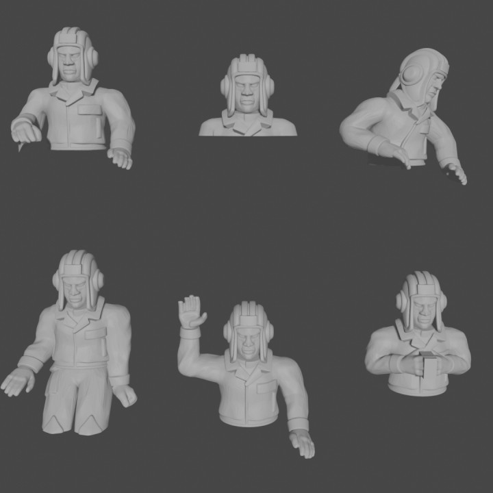 10/15mm Warsaw Pact Tank Crew CW-7