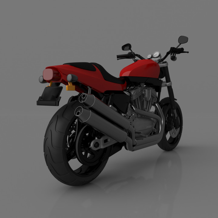 Sportster Motorcycle Ready to Print image