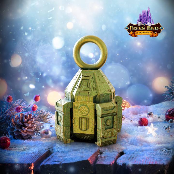 Escape Pod Ornament - SUPPORT FREE!