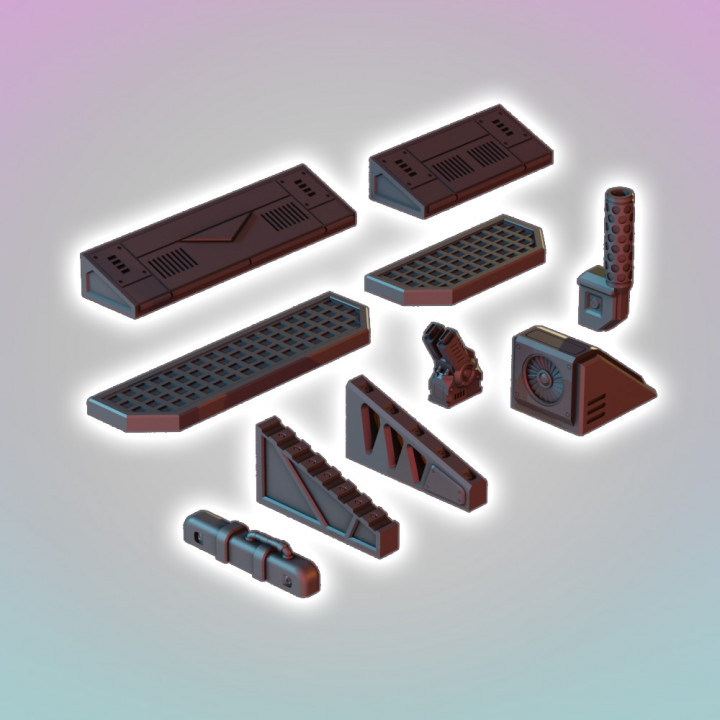 Flatline City - Exterior Wall Accessories Pack 2 (OpenLock Compatible)'s Cover