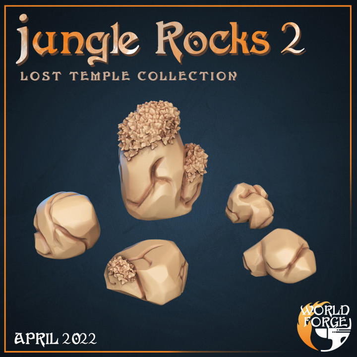 Jungle Rocks x8 image