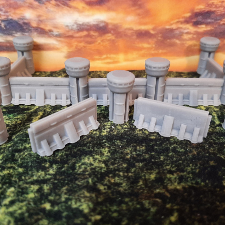 Wall and Tower set image