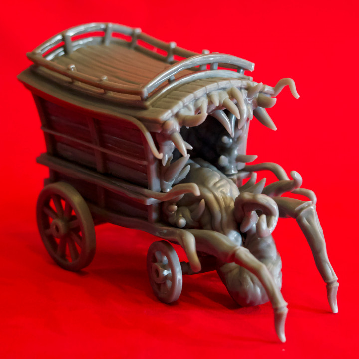 Mimic Wagon - Book of Beasts - Tabletop Miniatures (Pre-Supported) image
