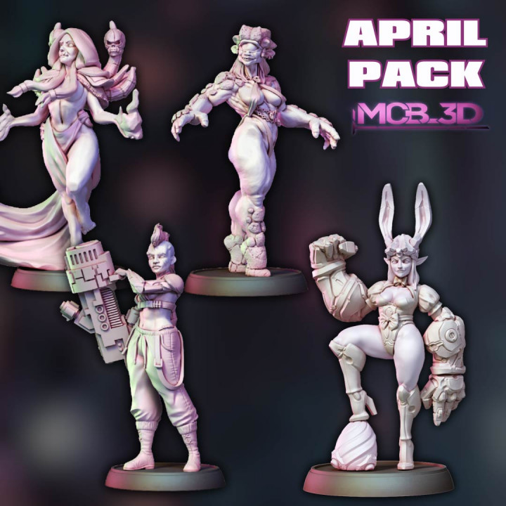 MCB3D April Model Pack image