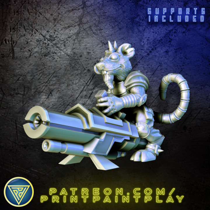Space Ratfolk Artilleryman image