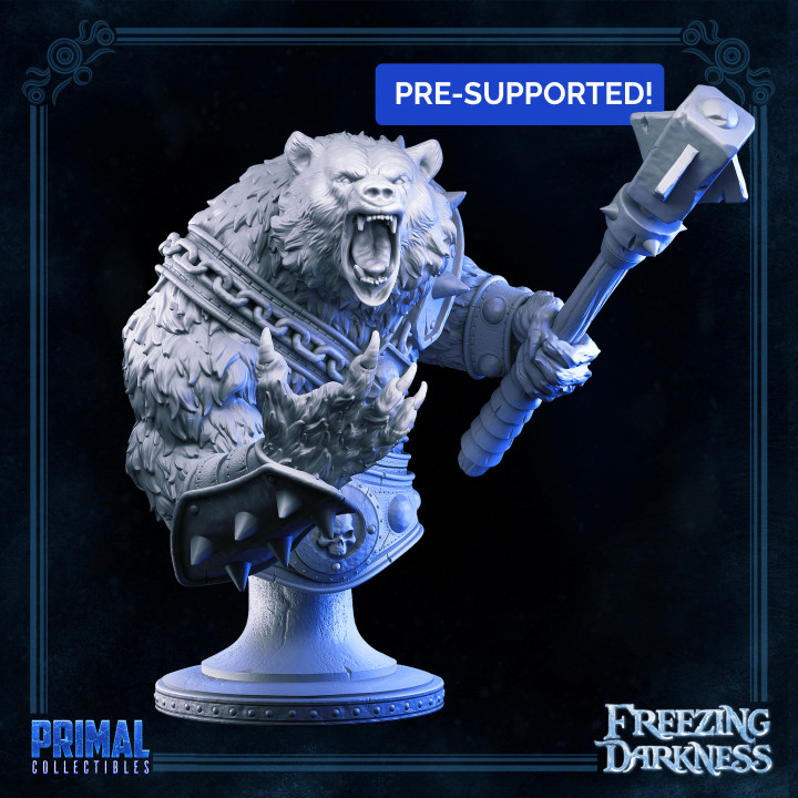 War bear - Bust- FREEZING DARKNESS - MASTERS OF DUNGEONS QUEST image