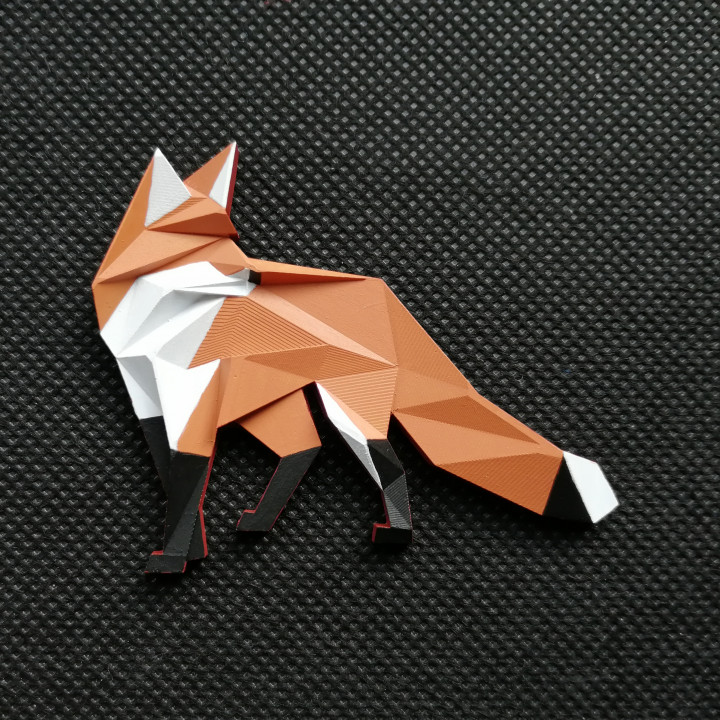 Geometric fox image