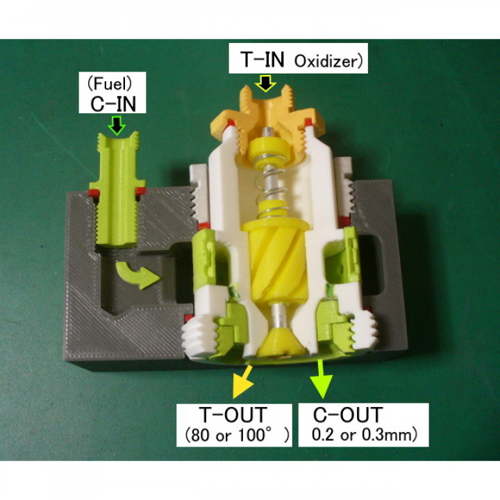 Liquid Rocket Engine Component "Injection Nozzle", at the end of WWⅡ image