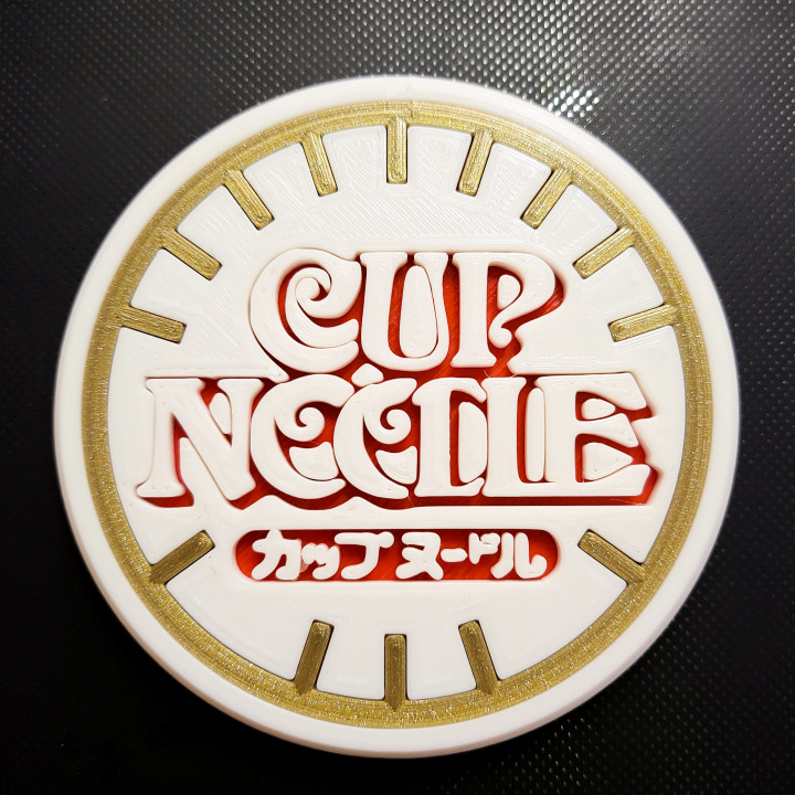 Cup noodle coaster image