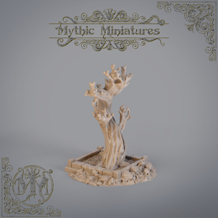 Ghoulish Graveyard Trees - 5 Set (scenery) image