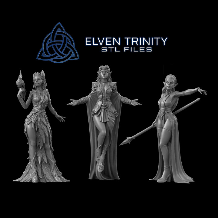 Elven Trinity Model Pack image