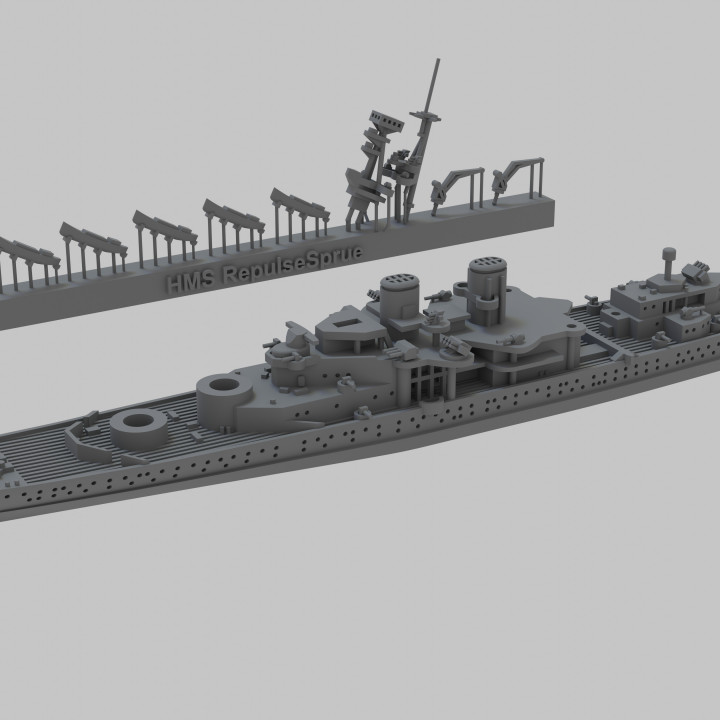 HMS Repulse WW2 Battlecruiser image