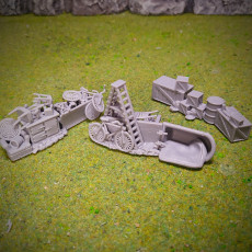 Picture of print of WW2 Scatter terrains X6 - 28mm for wargame