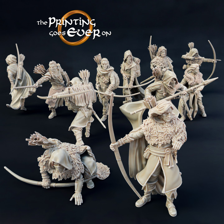 Watchers of Mona'Firth - Miniatures Set - Presupported image