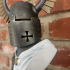 the Teutonic Knight Bust & Great Helm with a figure print image
