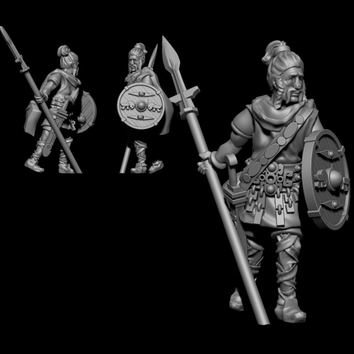 The Franks, warriors with spears image