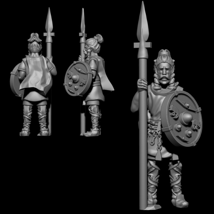 The Franks, warriors with spears image