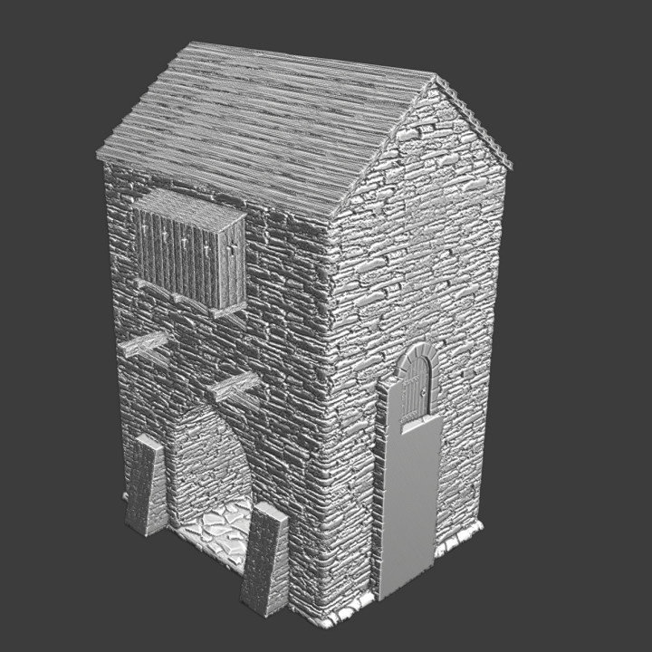 Medieval tower gate - medium for Modular castle system image