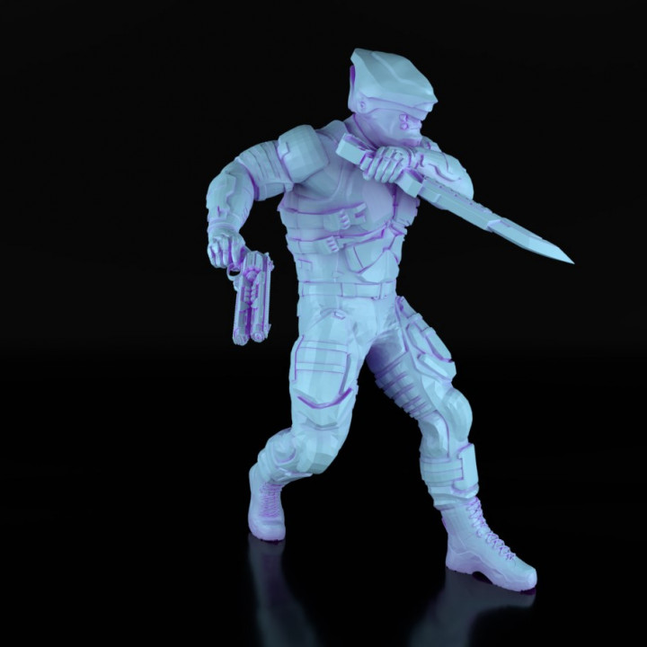Sci Fi/ Cyberpunk Soldier image