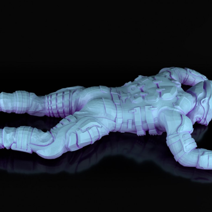 Sci Fi/ Cyberpunk Soldier dead image