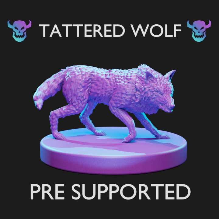 Tattered Wolf - Pre Supported image