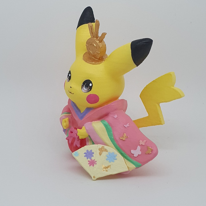 Pikachu in Japanese Dress image