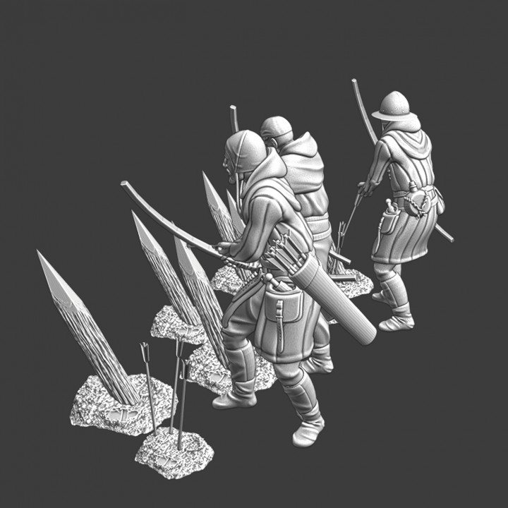 Medieval archers bundle set #1 image