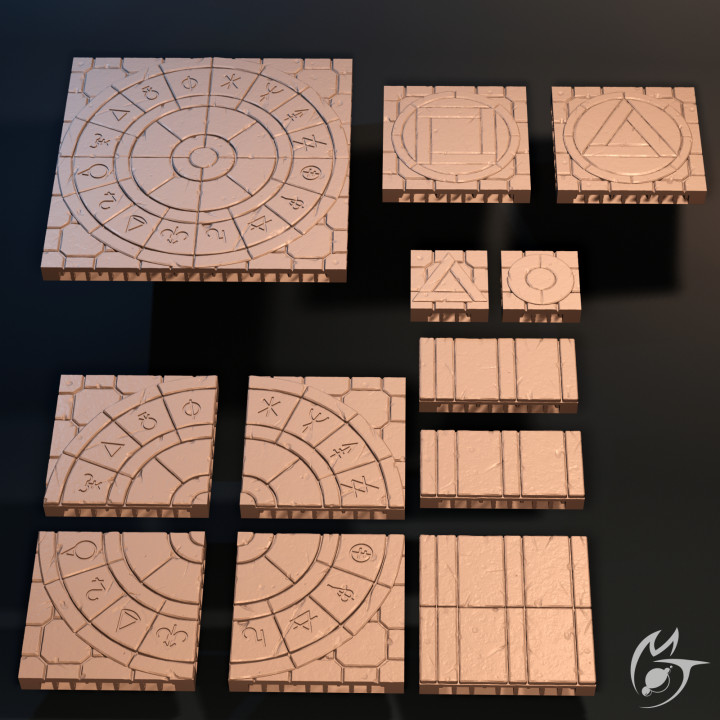 Alchemist Laboratory - Dungeon Tiles - modular OpenLOCK terrain image