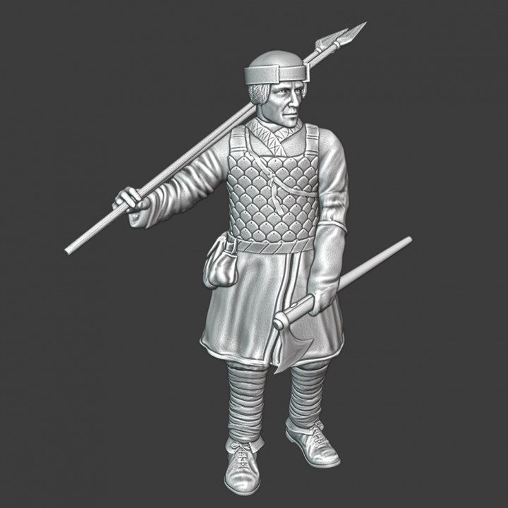 Medieval Teutonic Auxiliary Infantryman image