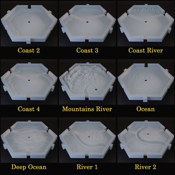 Empires Tiles - Coasts and Rivers Expansion image