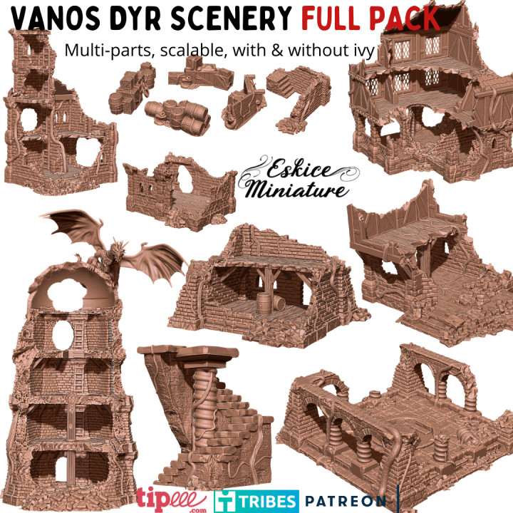 Vanos Dyr Scenery FULL PACK - 28mm image
