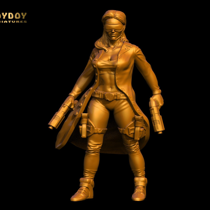 SCI-FI Miniature women soldier (Model 15) image