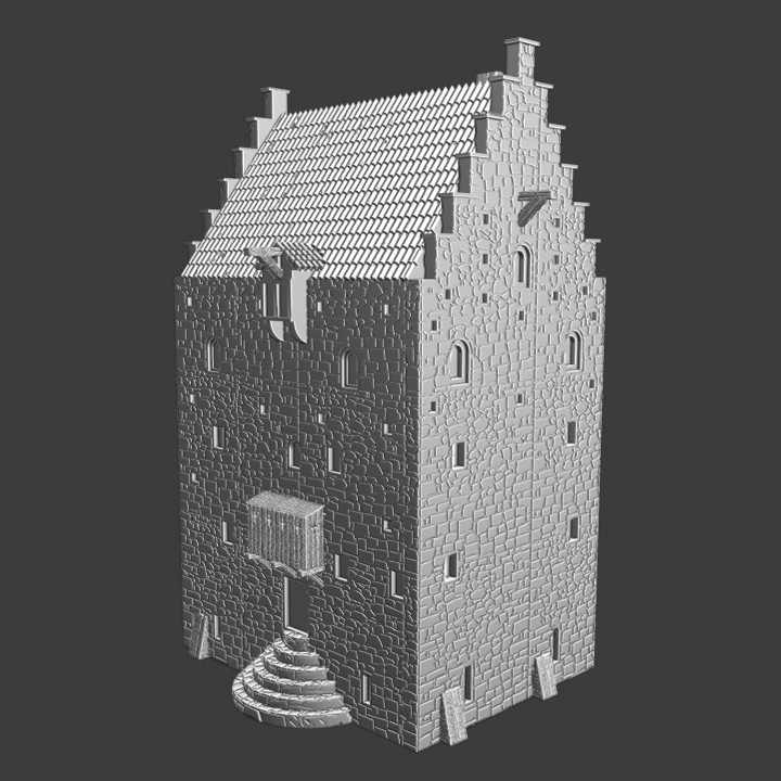 Medieval castle house - merchants home image