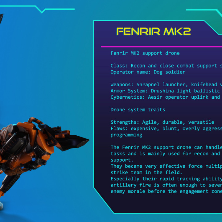 Fenrir - MK 2 Hound Drones image
