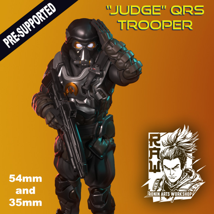 QRS Trooper - Cyberpunk/Sci-Fi Soldier image