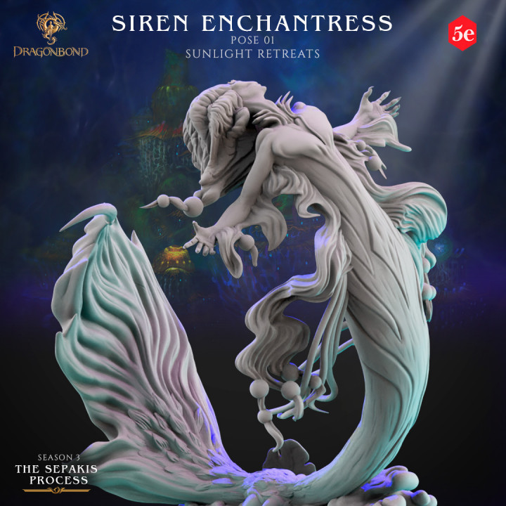Dragonbond: Siren Enchantress x3 Poses image