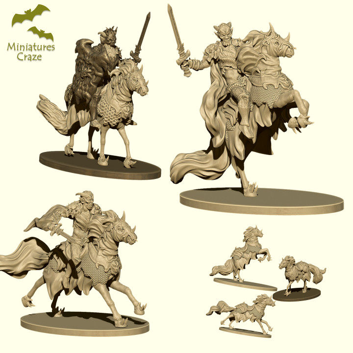 Devil Knights with Mounts image
