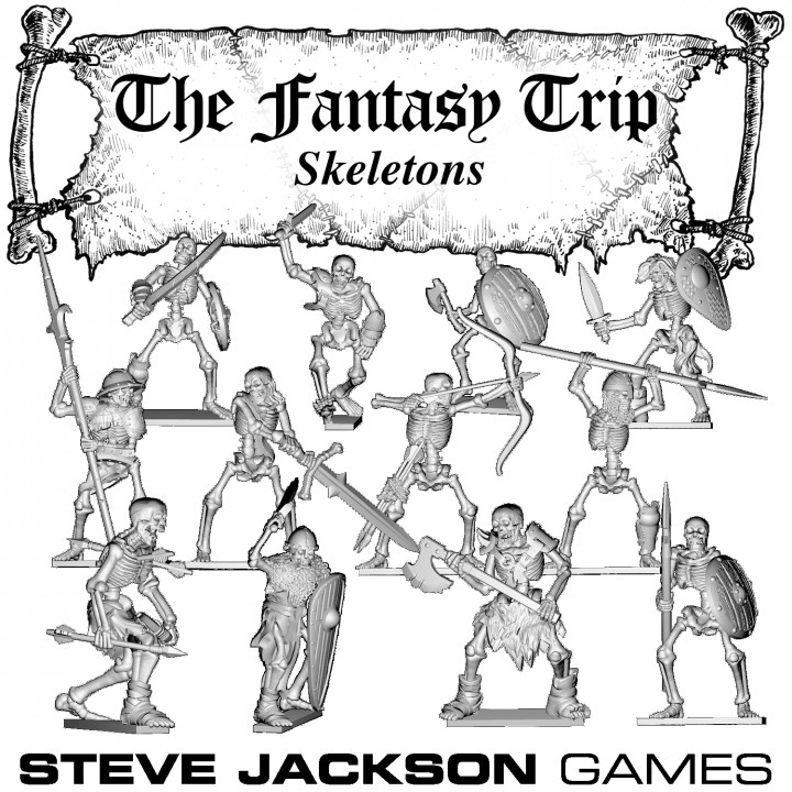 The Fantasy Trip: Foes – Skeleton Army image