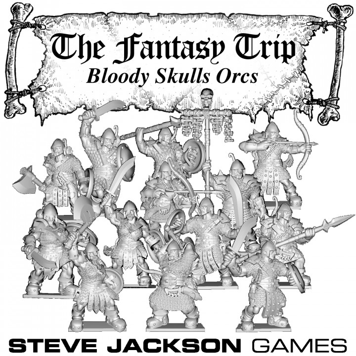 The Fantasy Trip: Foes – The Bloody Skull Orcs image