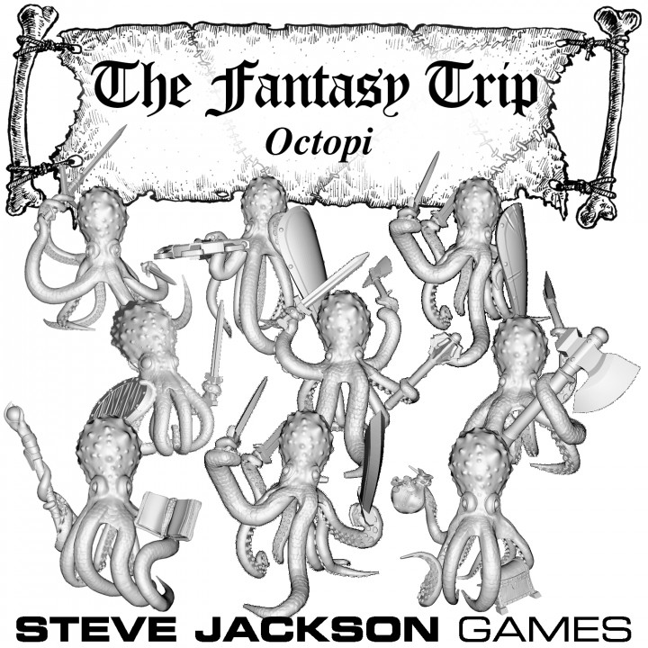 The Fantasy Trip: Foes – Octopi image