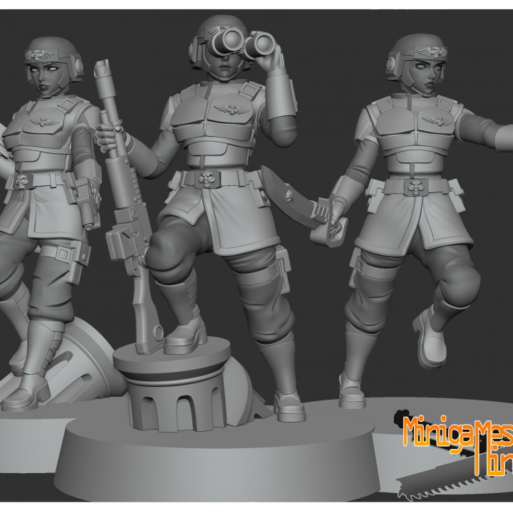 Imperial guardsmen anime figurines (april 2022) image