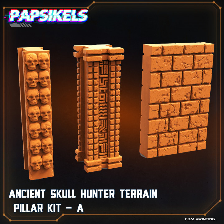 ANCIENT SKULL HUNTER TERRAIN - PILLAR - A image