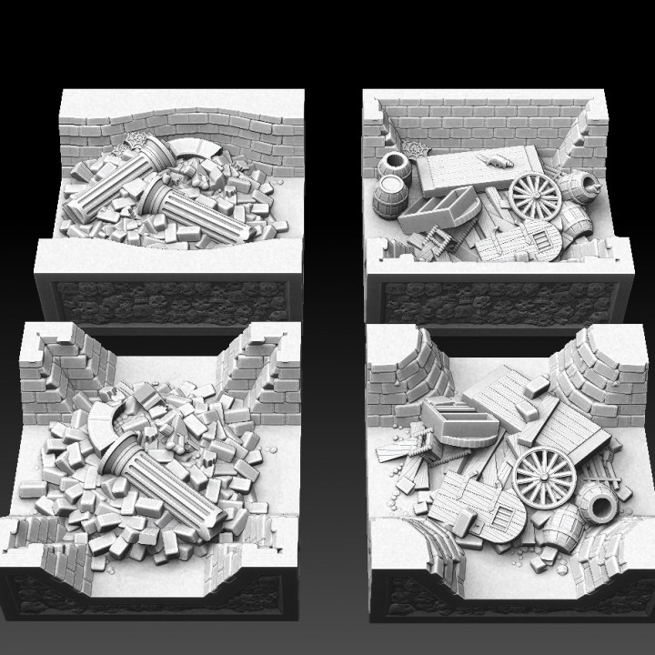 Drakborgen and Dungeonquest 3D Tile Set Part 1 of 2 image