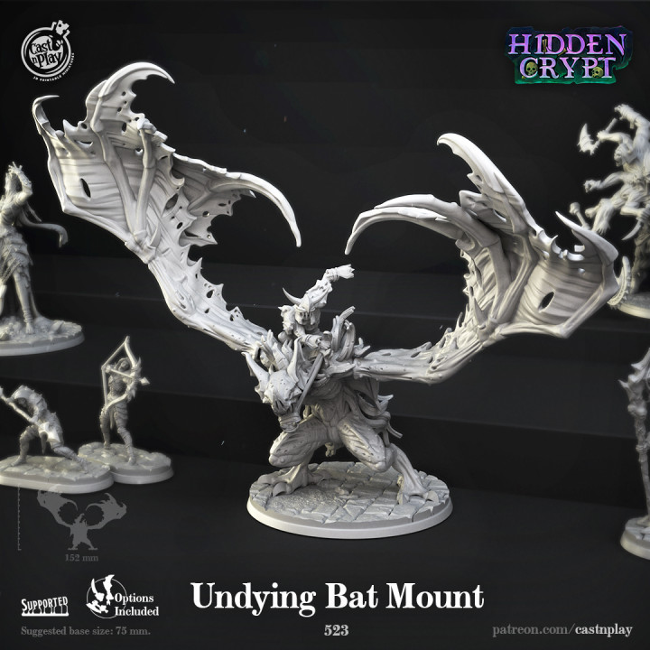 Undying Bat Mount (Pre-Supported) image
