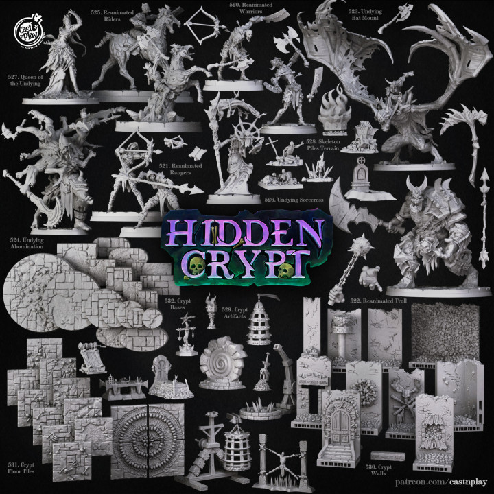 Hidden Crypt (Pre-Supported) (Set) image