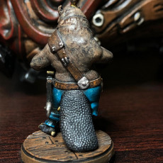 Picture of print of Ragas, Boondaburra Platypus Pirate Bard (Pre-Supported)